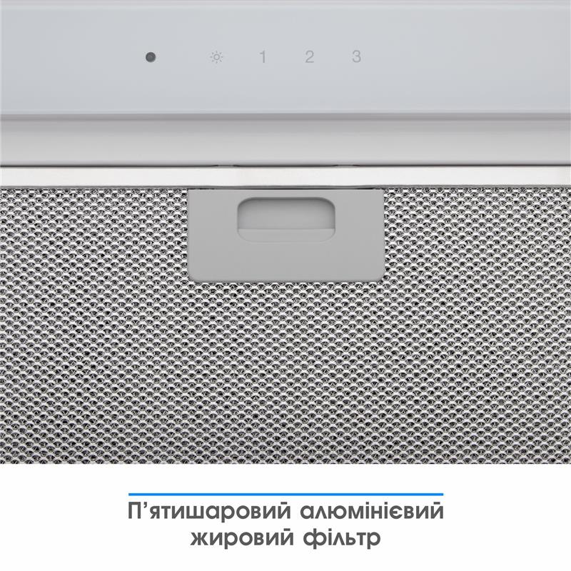 Витяжка Eleyus Gemini 1200 LED 52 WH