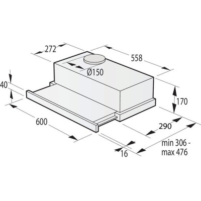 Витяжка Gorenje TH62E4X Витяжка Gorenje TH62E4X