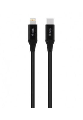 Кабель Ttec USB Type-C - Lightning (M/M), 1.5 м, Black (2DK40S)