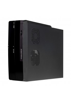 Корпус Prologix E106 Slim Black Door 400W