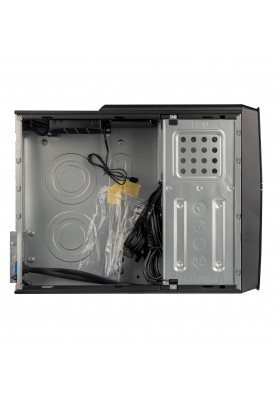 Корпус Prologix E106 Slim Black Door 400W