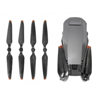 Пропелери лопаті гвинти SK Carbon для DJI Mavic 3/3 Pro/3 Classic Noise Quick Props (4 шт) Orange (9453OFC-4)