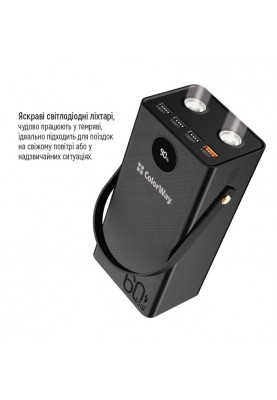 Універсальна мобільна батарея ColorWay Powerful 60000mAh Black (CW-PB600LPA5BK-PDD)