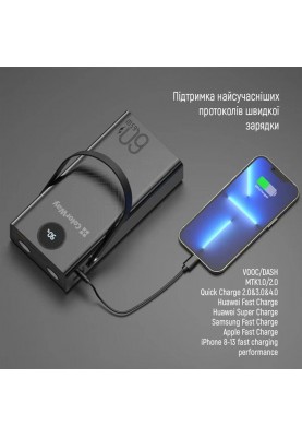 Універсальна мобільна батарея ColorWay Powerful 60000mAh Black (CW-PB600LPA5BK-PDD)