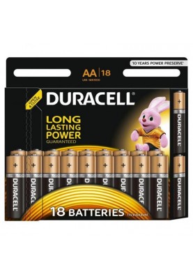 Батарейка Duracell Plus AA/LR06 BL 18шт