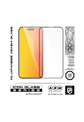 Захисне скло Armorstandart Icon 3D для Apple iPhone 15 Black (ARM68213)