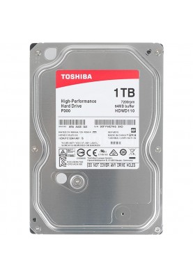 Накопичувач HDD SATA 1.0TB Toshiba P300 7200rpm 64MB (HDWD110UZSVA) Refurbished