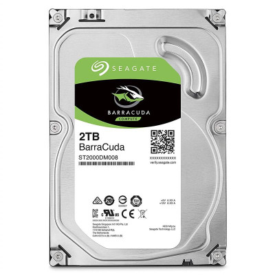 Накопичувач HDD SATA 2.0TB Seagate BarraCuda 256MB (ST2000DM008) Refurbished