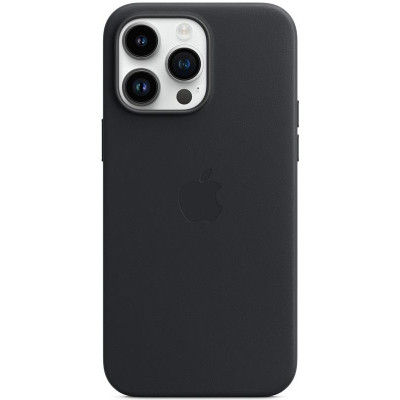 Чохол-накладка Apple Leather Case with MagSafe для Apple iPhone 14 Pro Max Midnight (MPPM3)