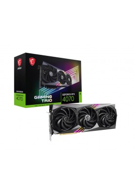 Відеокарта GF RTX 4070 12GB GDDR6X Gaming Trio MSI (GeForce RTX 4070 GAMING TRIO 12G)