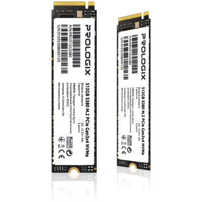 Накопичувач SSD  512GB Prologix S380 M.2 2280 PCIe 3.0 x4 NVMe TLC (PRO512GS380)_акція