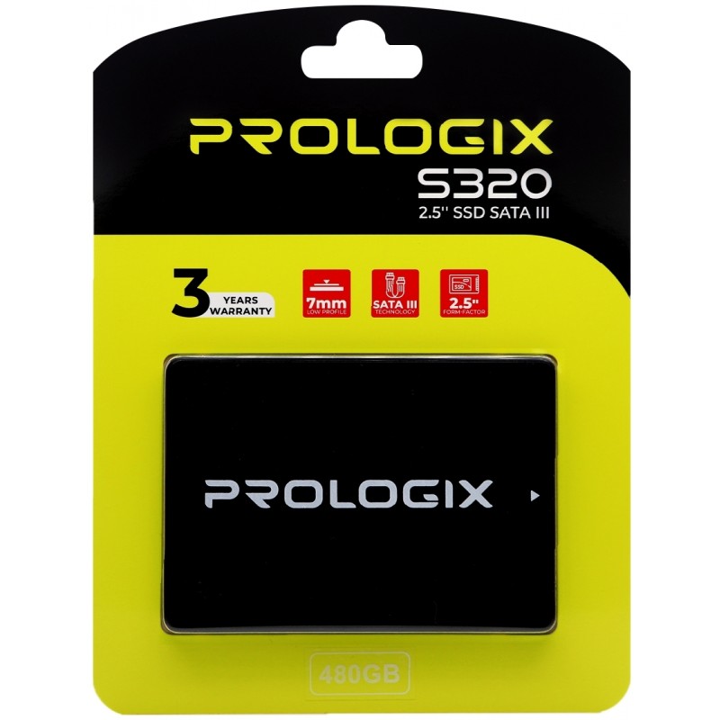 Накопичувач SSD  480GB Prologix S320 2.5" SATAIII TLC (PRO480GS320)