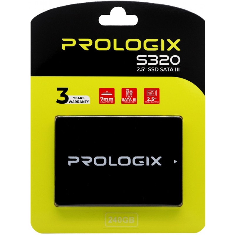 Накопичувач SSD  240GB Prologix S320 2.5" SATAIII TLC (PRO240GS320)