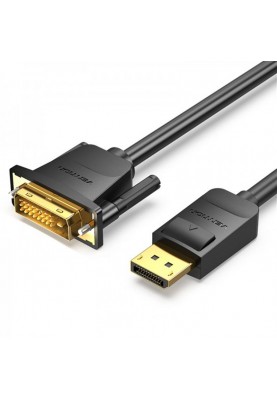 Кабель Vention DisplayPort - DVI (M/M), 1.5 м, Black (HAFBG)