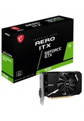 Відеокарта GF GTX 1630 4GB GDDR6 Aero ITX MSI (GeForce GTX 1630 AERO ITX 4G)