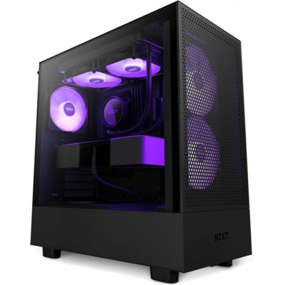 Корпус NZXT H5 Flow RGB Black (CC-H51FB-R1) без БЖ