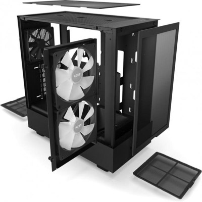 Корпус NZXT H5 Flow RGB Black (CC-H51FB-R1) без БЖ