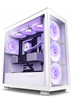 Корпус NZXT H7 Elite RGB White (CM-H71EW-02) без БЖ