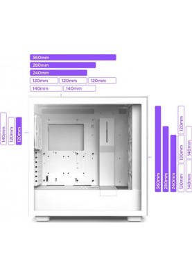 Корпус NZXT H7 Elite RGB White (CM-H71EW-02) без БЖ