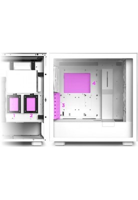 Корпус NZXT H7 Elite RGB White (CM-H71EW-02) без БЖ