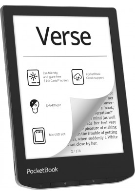 Електронна книга PocketBook 629 Verse Mist Grey (PB629-M-CIS)