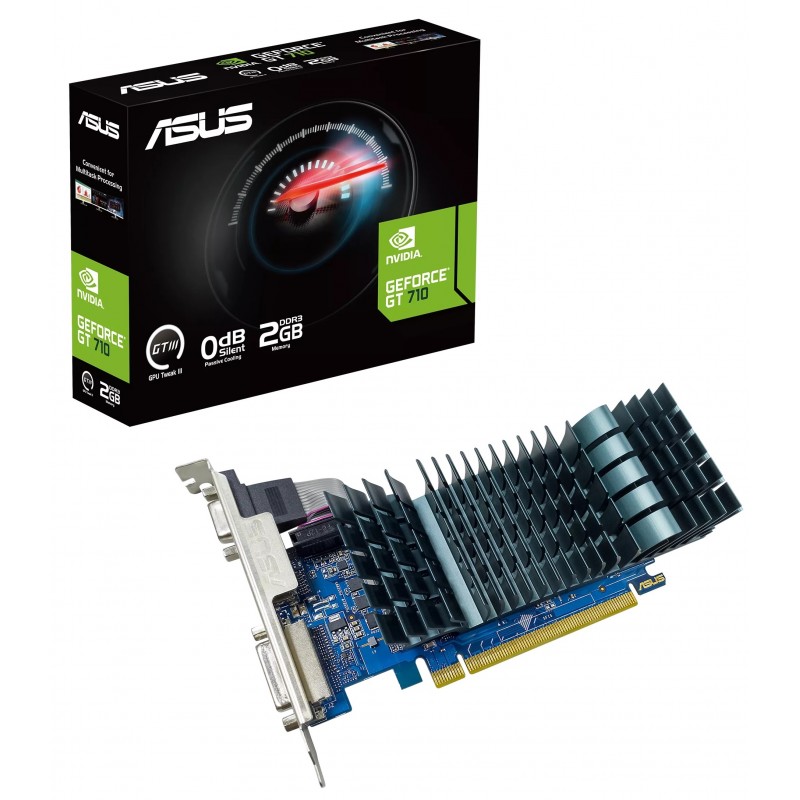 Відеокарта GF GT 710 2GB GDDR3 Evo Asus (GT710-SL-2GD3-BRK-EVO)