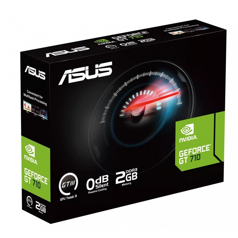 Відеокарта GF GT 710 2GB GDDR3 Evo Asus (GT710-SL-2GD3-BRK-EVO)