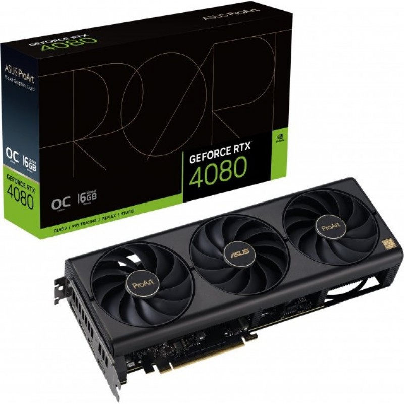 Відеокарта GF RTX 4080 16GB GDDR6X ProArt OC Asus (PROART-RTX4080-O16G)