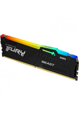 Модуль пам`яті DDR5 16GB/5600 Kingston Fury Beast RGB Black (KF556C36BBEA-16)