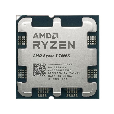 Процесор AMD Ryzen 5 7600X (4.7GHz 32MB 105W AM5) Tray (100-000000593)