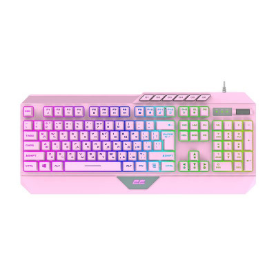 Клавіатура 2E Gaming KG315 RGB USB Pink Ukr (2E-KG315UPK)