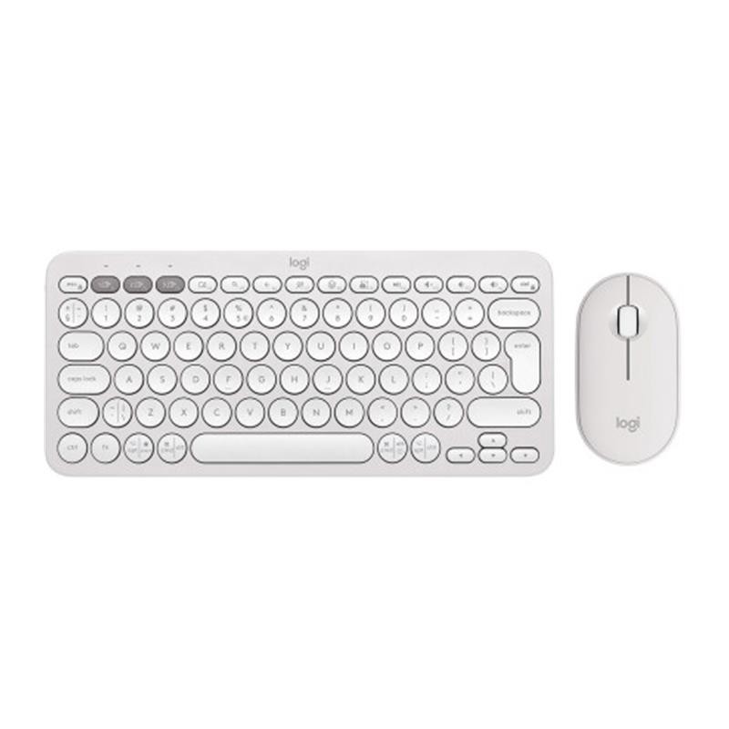 Комплект (клавіатура, миша) бездротовий Logitech Pebble 2 Combo White (920-012240)