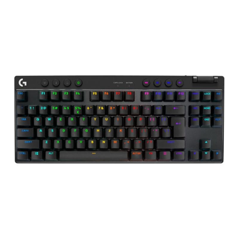 Клавiатура Logitech G PRO X TKL Lightspeed Black Tactile (920-012136)