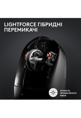 Мишка бездротова Logitech G Pro X Superlight 2 Black (910-006630)