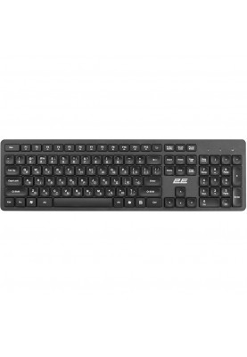 Клавіатура бездротова 2E KS260 WL EN/UKR Black (2E-KS260WB)