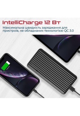 Універсальна мобільна батарея Promate Titan-30 Black 30000mAh