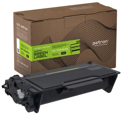 Картридж Patron Green Label (PN-TN3480GL) Brother HL-L5000/5100/6250, DCP-L5500/L6600 Black (TN-3480)