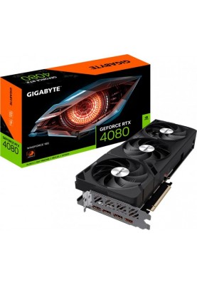 Відеокарта GF RTX 4080 16GB GDDR6X Windforce Gigabyte (GV-N4080WF3-16GD)