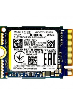 Накопичувач SSD  256GB Kioxia BG5 M.2 2230 NVMe PCIe 4.0 x4 (KBG50ZNS256G)