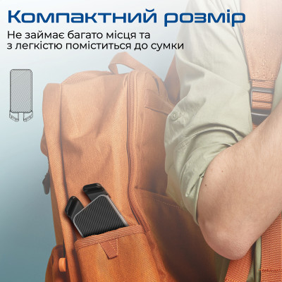 Охолоджуюча пiдставка для ноутбука Promate PocketMount Grey Охолоджуюча пiдставка для ноутбука Promate PocketMount Grey
