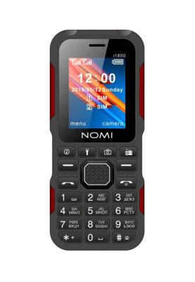 Мобiльний телефон Nomi i1850 Dual Sim Black-Red