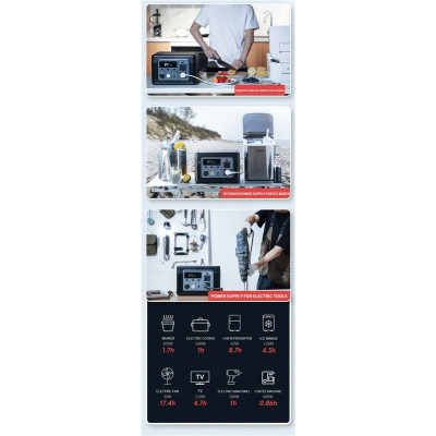 Зарядна станція XO PSA-700 614Wh Li-Ion (6920680834341)