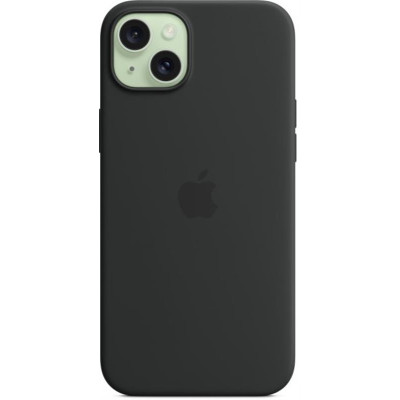 Чохол-накладка Apple Silicone Case with MagSafe для Apple iPhone 15 Plus Black (MT103)