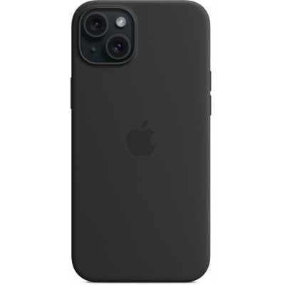 Чохол-накладка Apple Silicone Case with MagSafe для Apple iPhone 15 Plus Black (MT103)