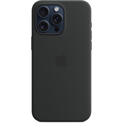 Чохол-накладка Apple Silicone Case with MagSafe для Apple iPhone 15 Pro Max Black (MT1M3)