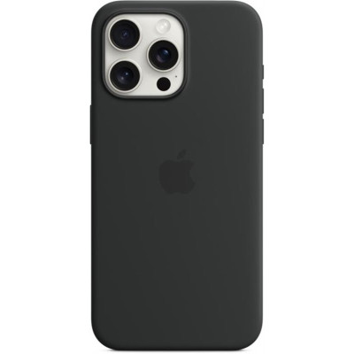 Чохол-накладка Apple Silicone Case with MagSafe для Apple iPhone 15 Pro Max Black (MT1M3) Чохол-накладка Apple Silicone Case with MagSafe для Apple iPhone 15 Pro Max Black (MT1M3)