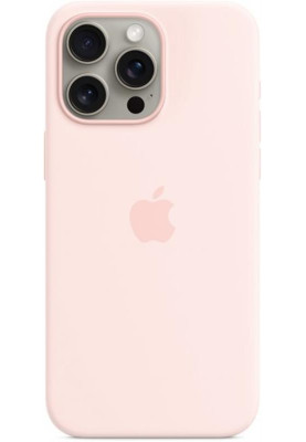 Чохол-накладка Apple Silicone Case with MagSafe для Apple iPhone 15 Pro Max Light Pink (MT1U3)