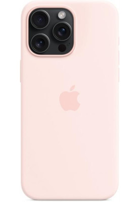 Чохол-накладка Apple Silicone Case with MagSafe для Apple iPhone 15 Pro Max Light Pink (MT1U3)