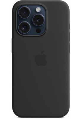 Чохол-накладка Apple Silicone Case with MagSafe для Apple iPhone 15 Pro Black (MT1A3)
