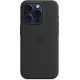 Чохол-накладка Apple Silicone Case with MagSafe для Apple iPhone 15 Pro Black (MT1A3)